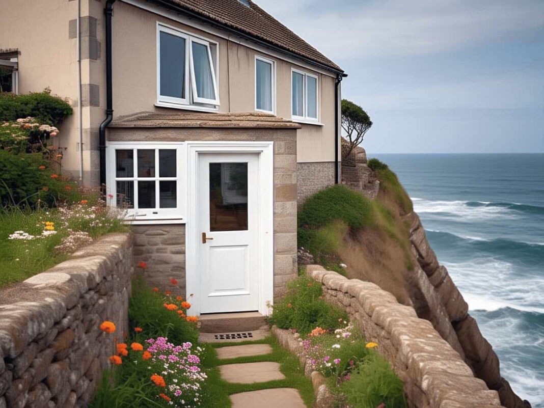 Coastal Welsh home with moisture-resistant double glazed doors
